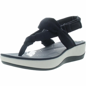Womens Cushioned Footbed Manmade Thong Sandals