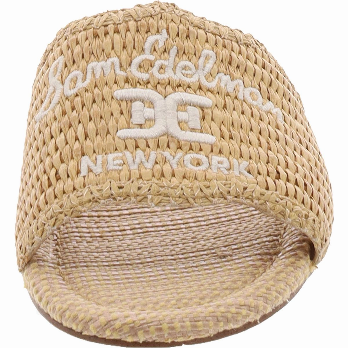 Womens Logo Flat Slide Sandals