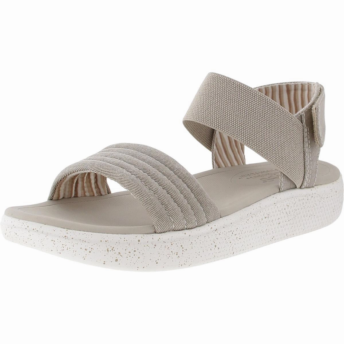 Womens Memory Foam Man Made Ankle Strap