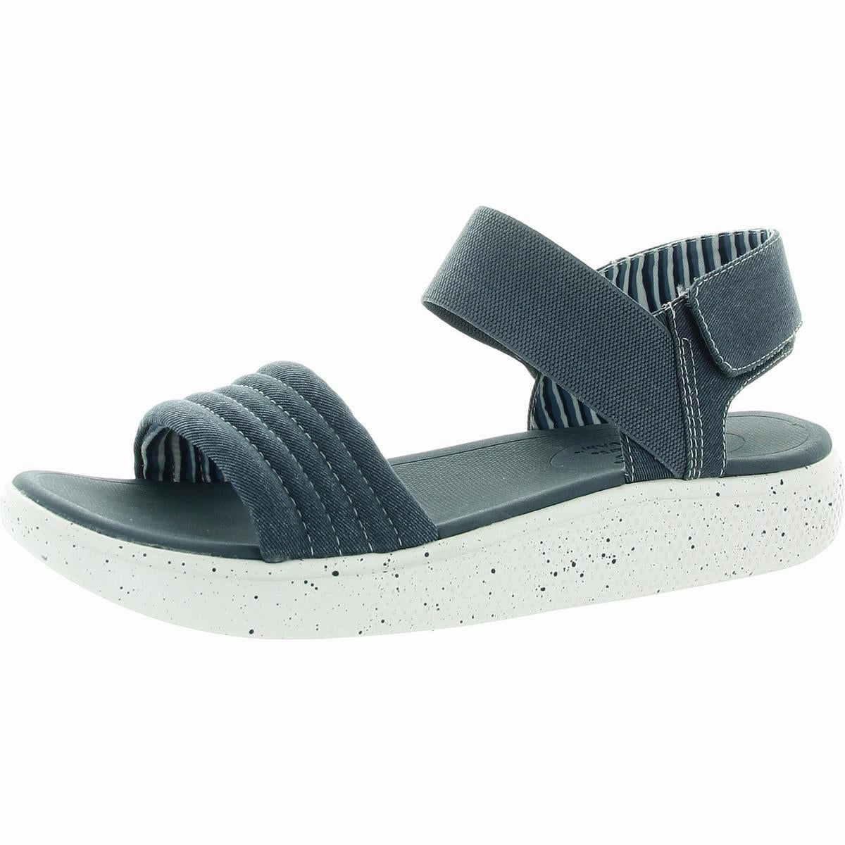 Womens Memory Foam Man Made Ankle Strap