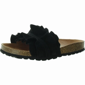 Womens Round toe Mules Slide Sandals