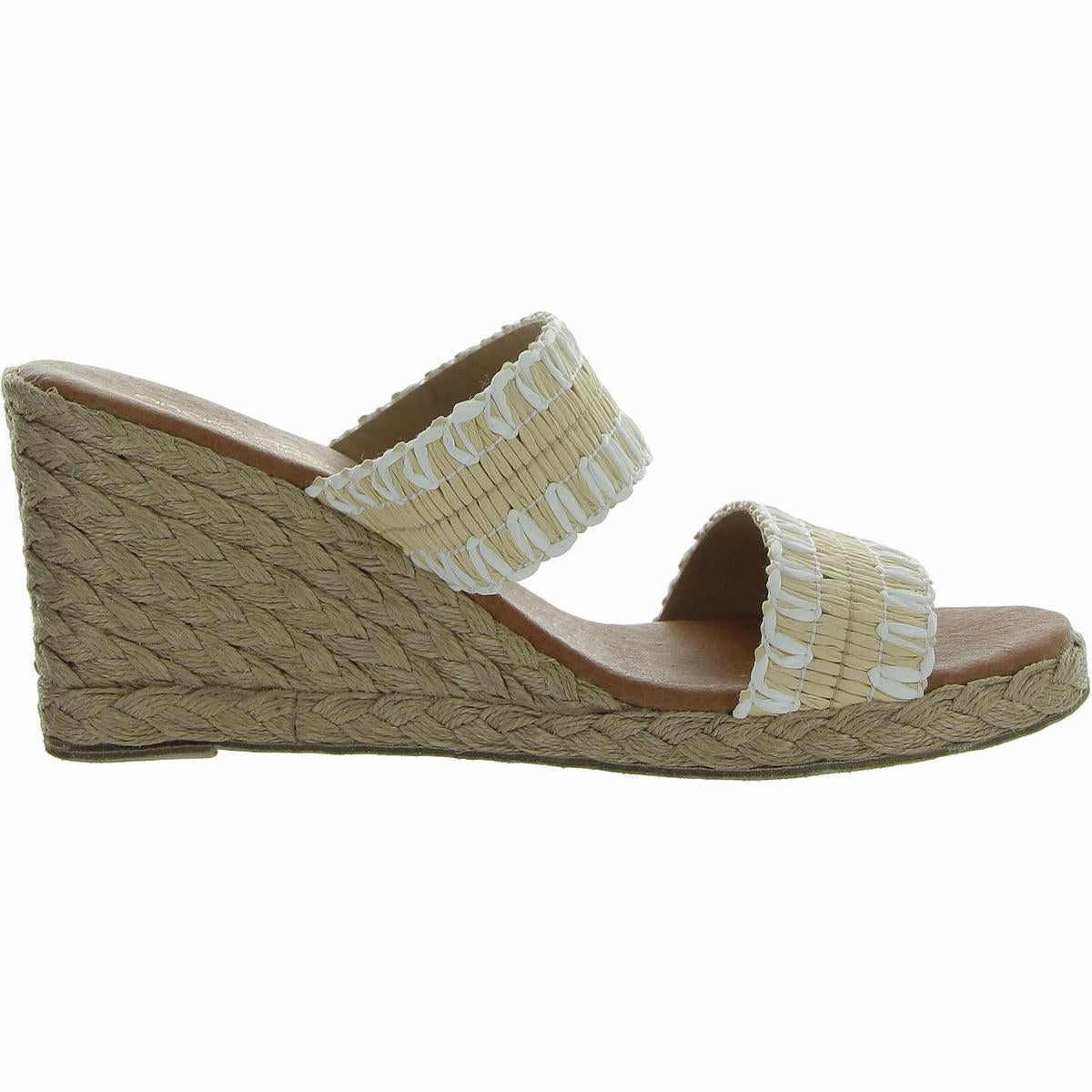Womens Slip On Padded Insole Wedge Sandals