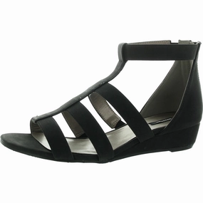 Womens Strappy Man Made Wedge Sandals