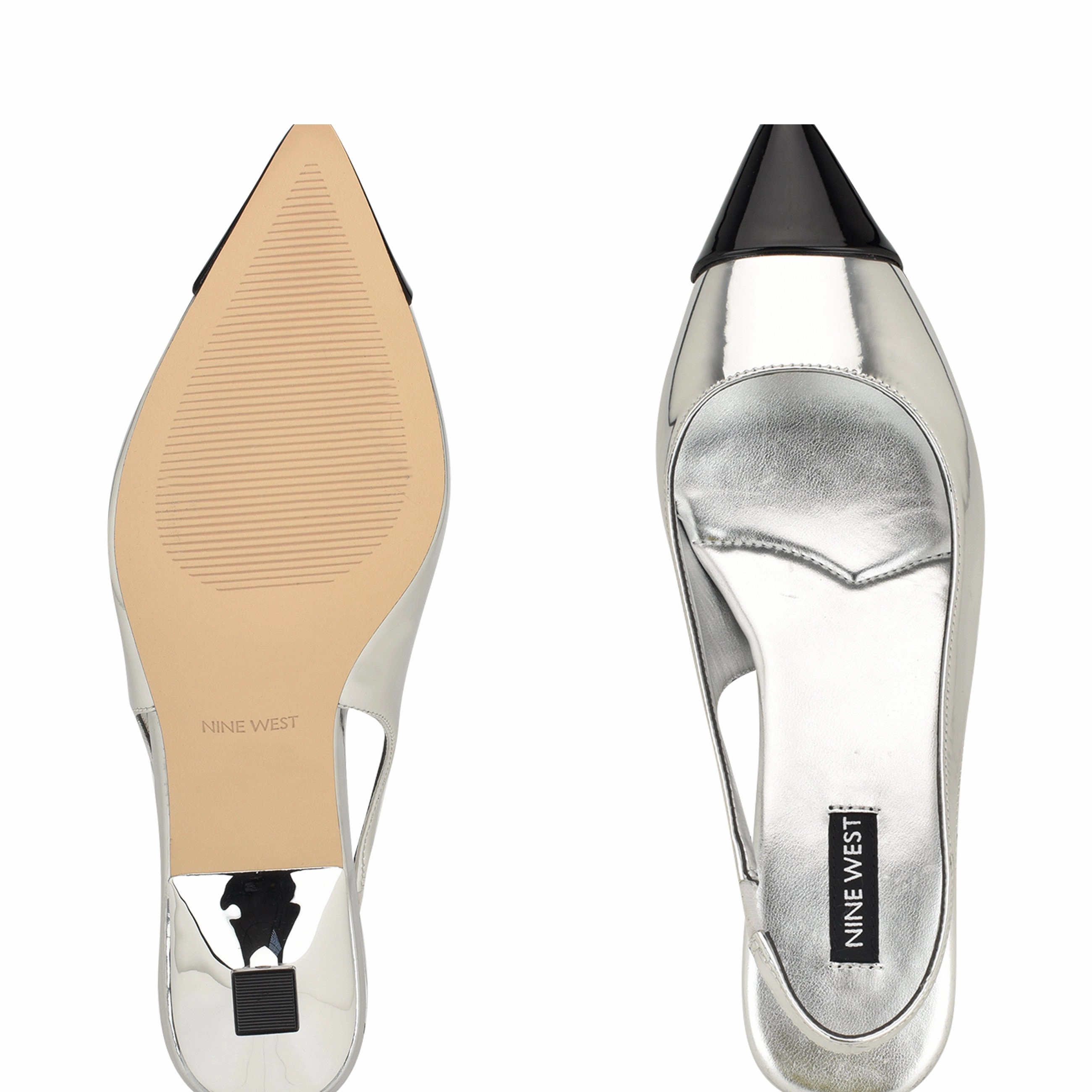 Workit Pointy Cap Toe Slingbacks