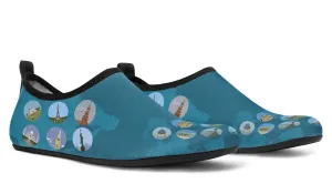 World History Aqua Barefoot Shoes