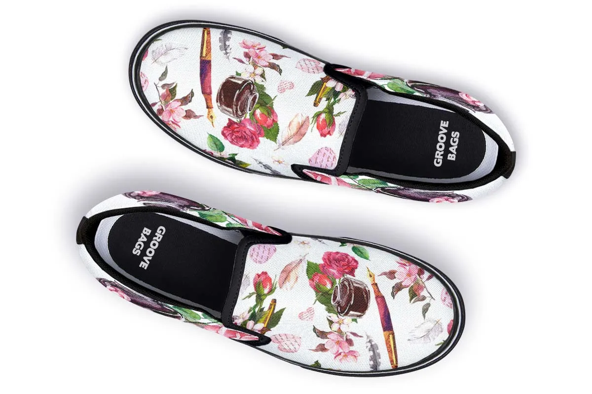 Writer Love Slip-On Shoes