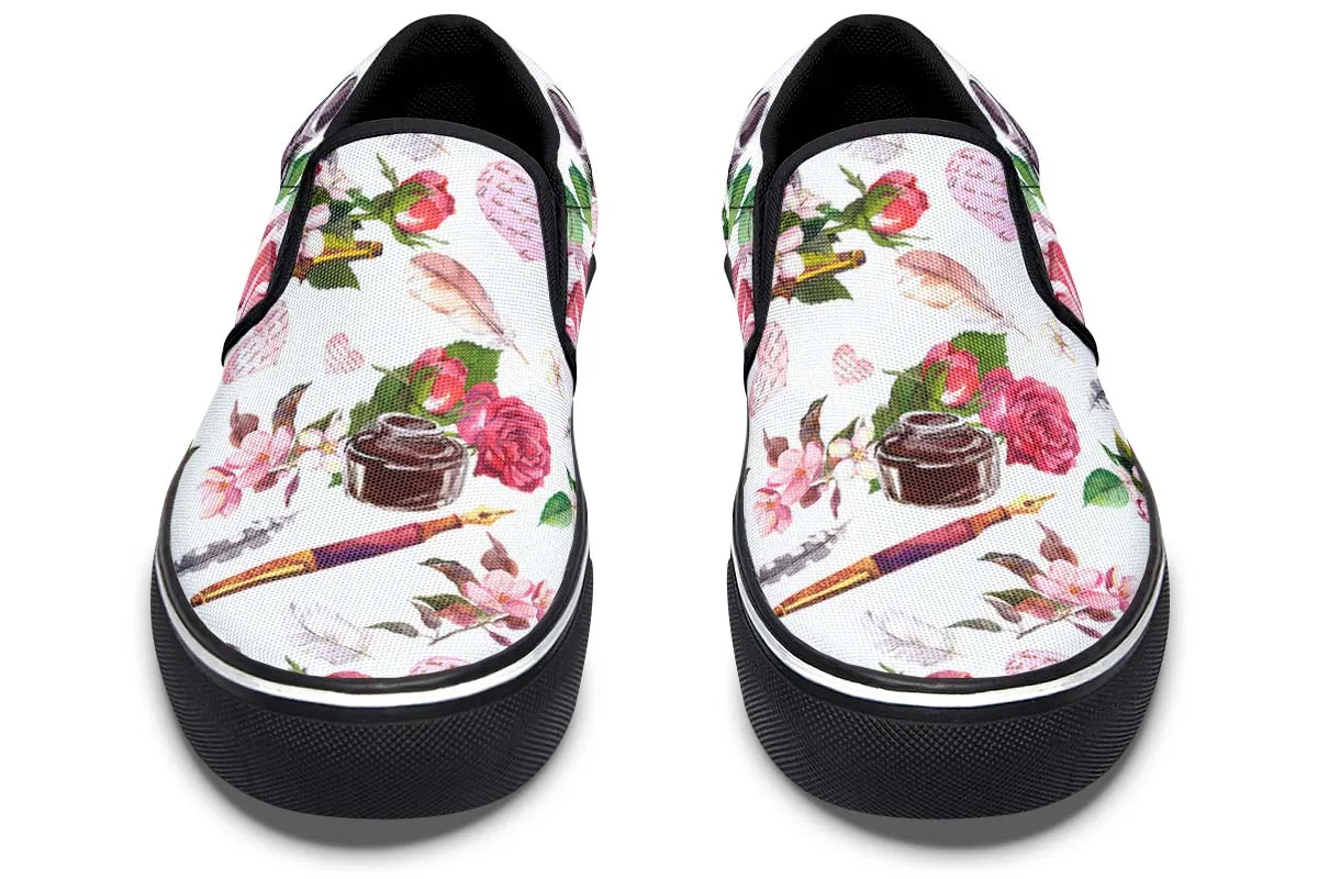 Writer Love Slip-On Shoes