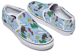Yellowstone Pattern Slip-On Shoes