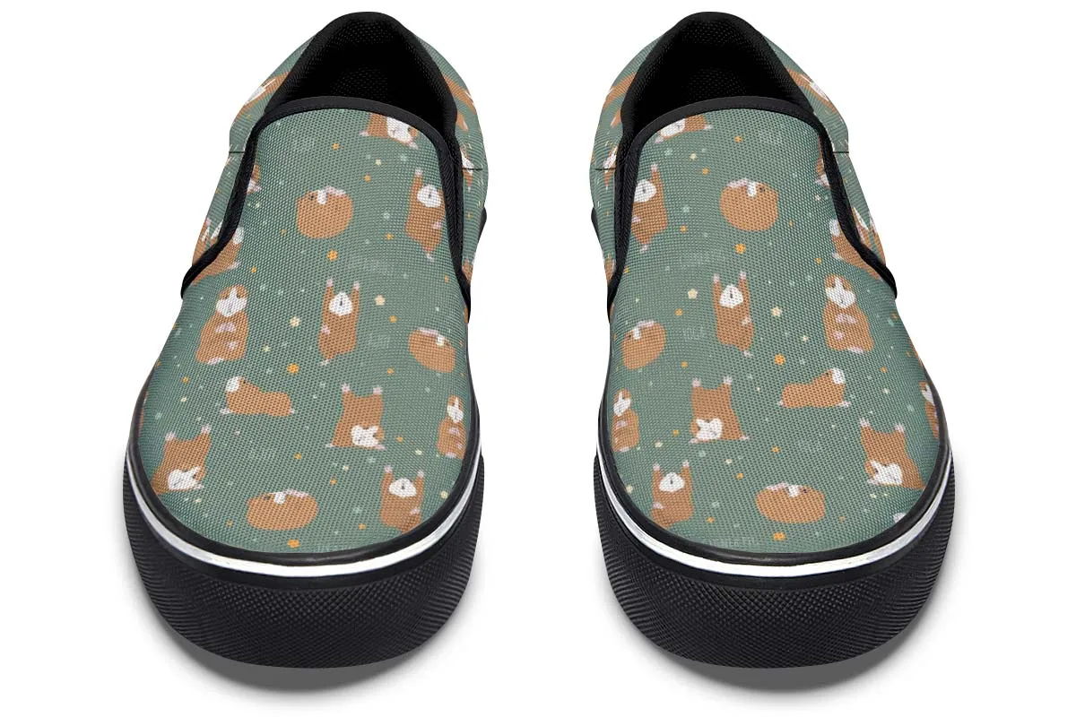 Yoga Guinea Pig Slip-On Shoes