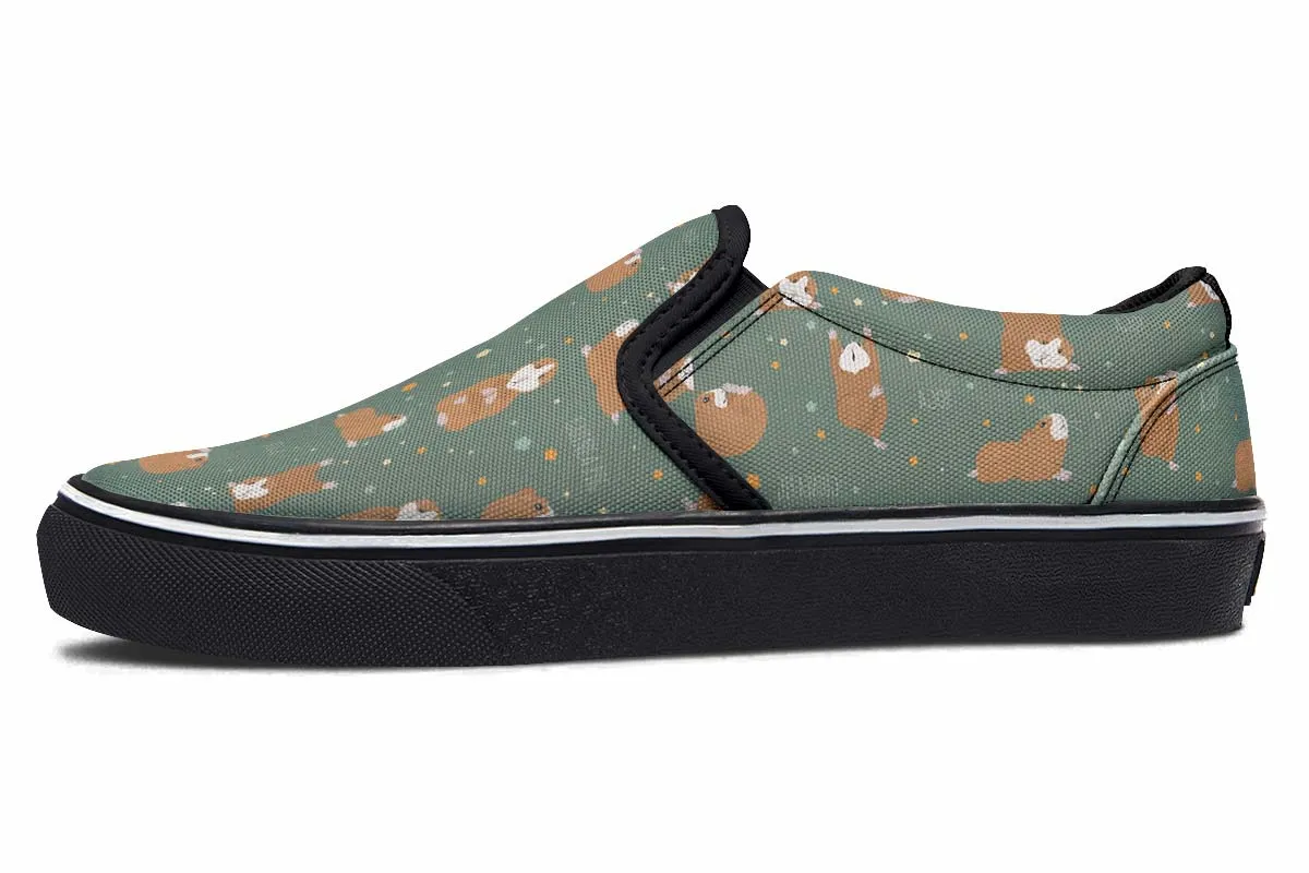 Yoga Guinea Pig Slip-On Shoes