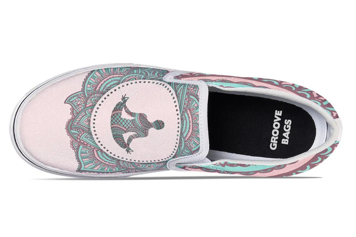 Yoga Mandala Slip-On Shoes