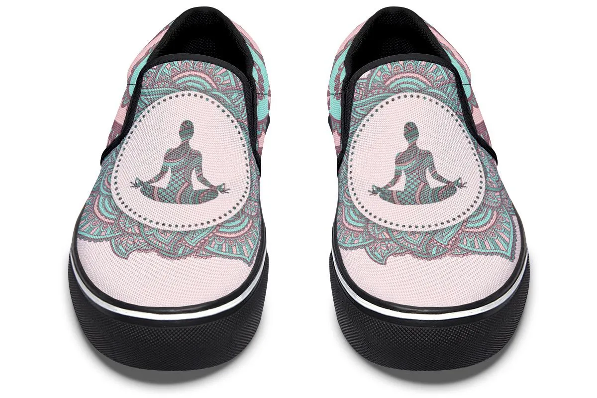 Yoga Mandala Slip-On Shoes