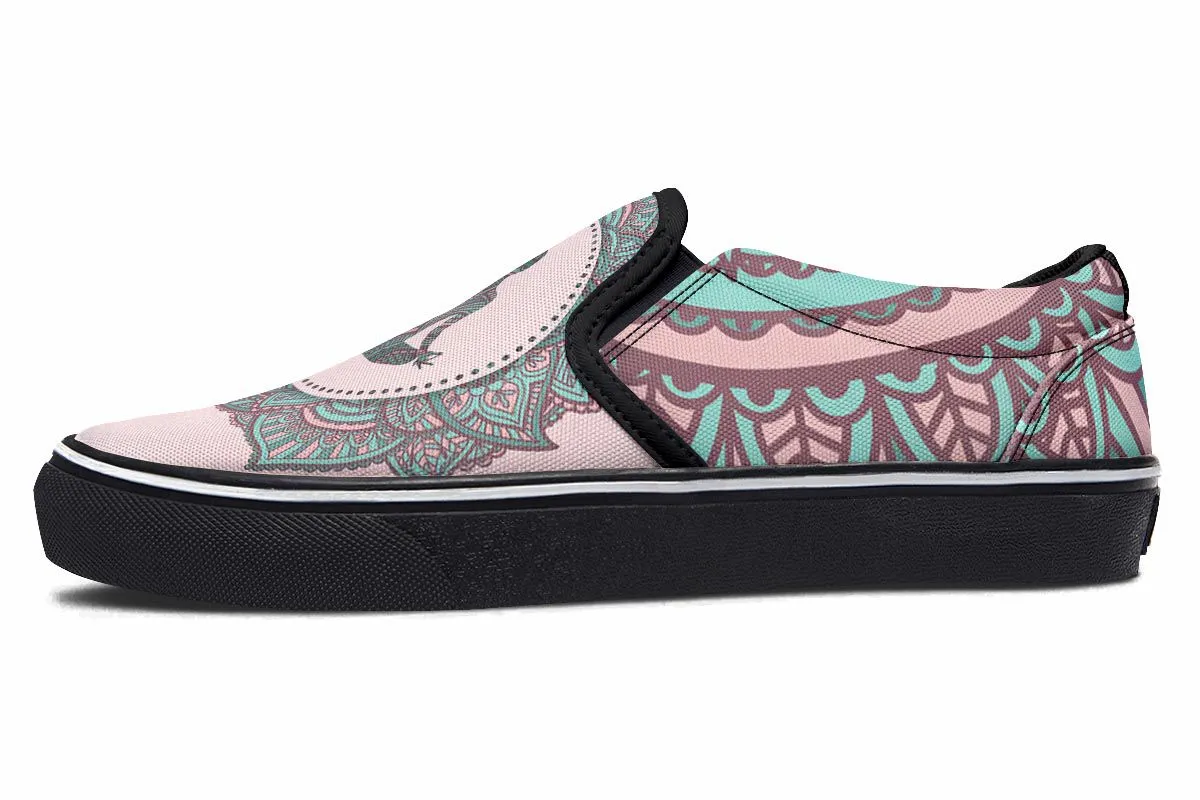 Yoga Mandala Slip-On Shoes