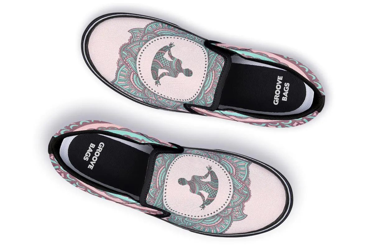 Yoga Mandala Slip-On Shoes