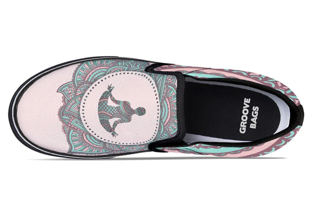 Yoga Mandala Slip-On Shoes
