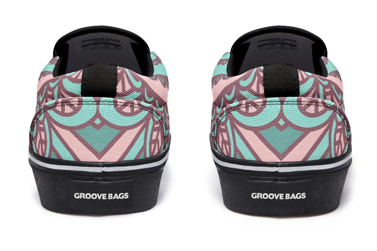 Yoga Mandala Slip-On Shoes