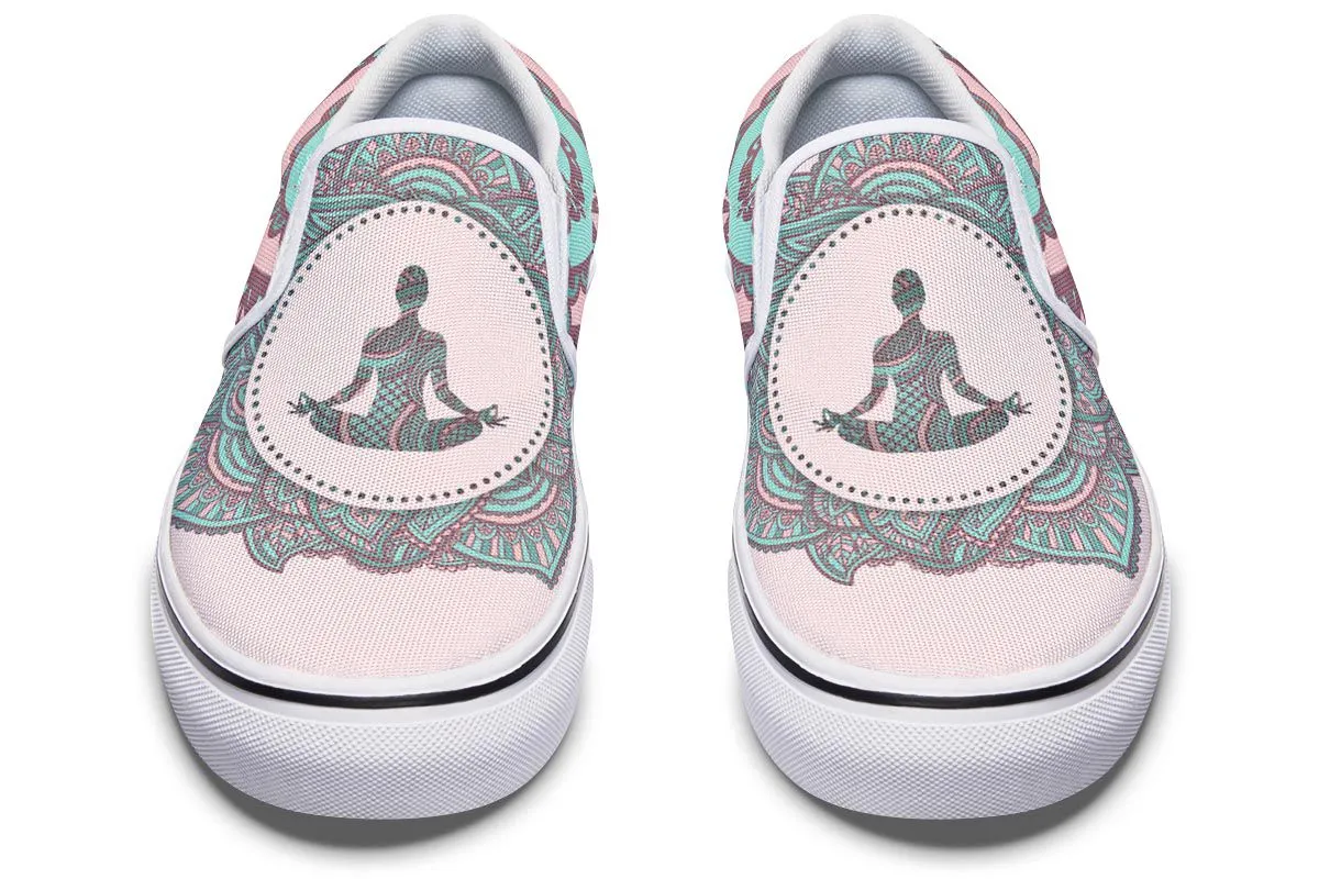 Yoga Mandala Slip-On Shoes