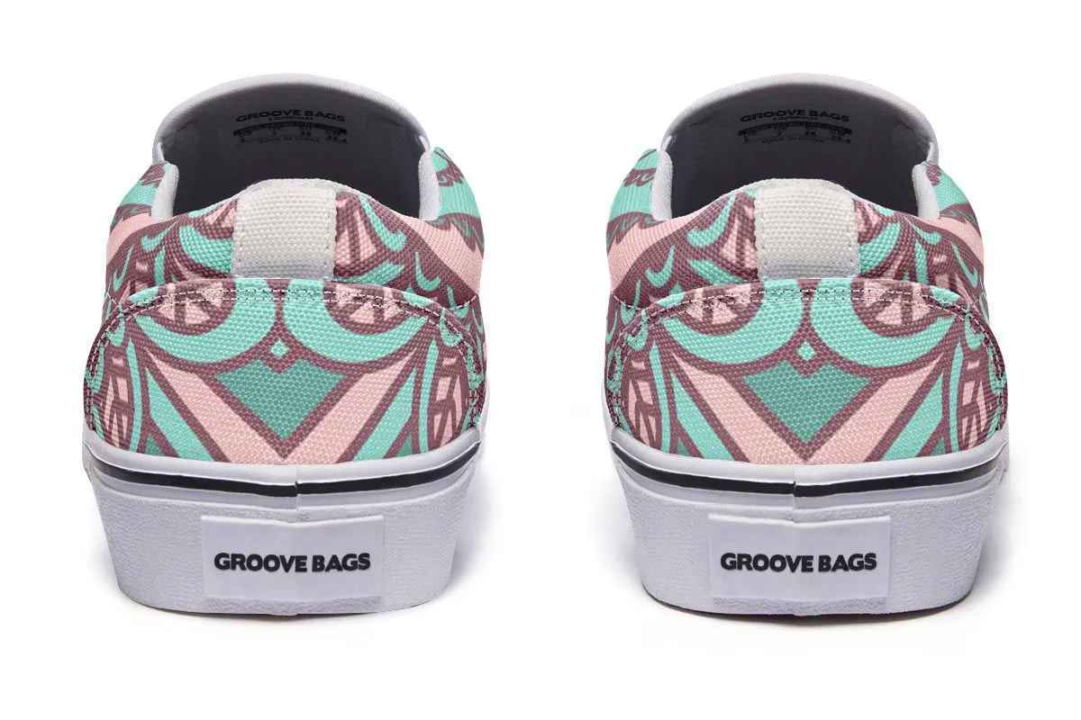 Yoga Mandala Slip-On Shoes