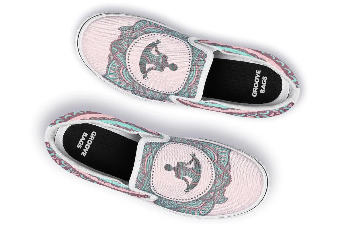 Yoga Mandala Slip-On Shoes