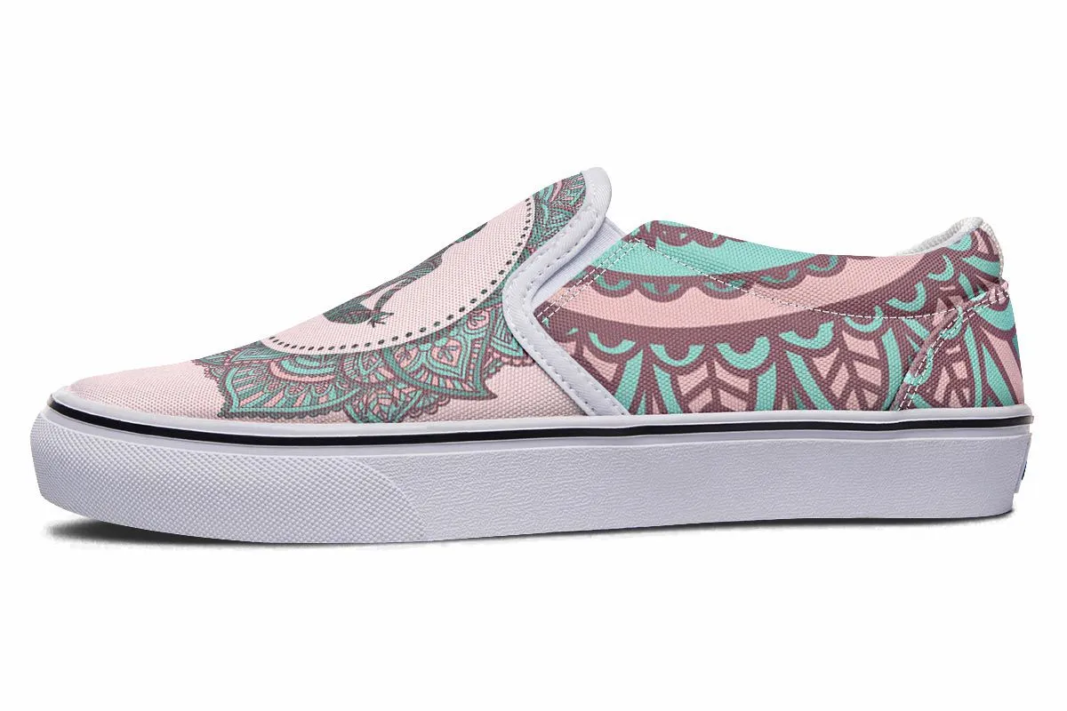 Yoga Mandala Slip-On Shoes
