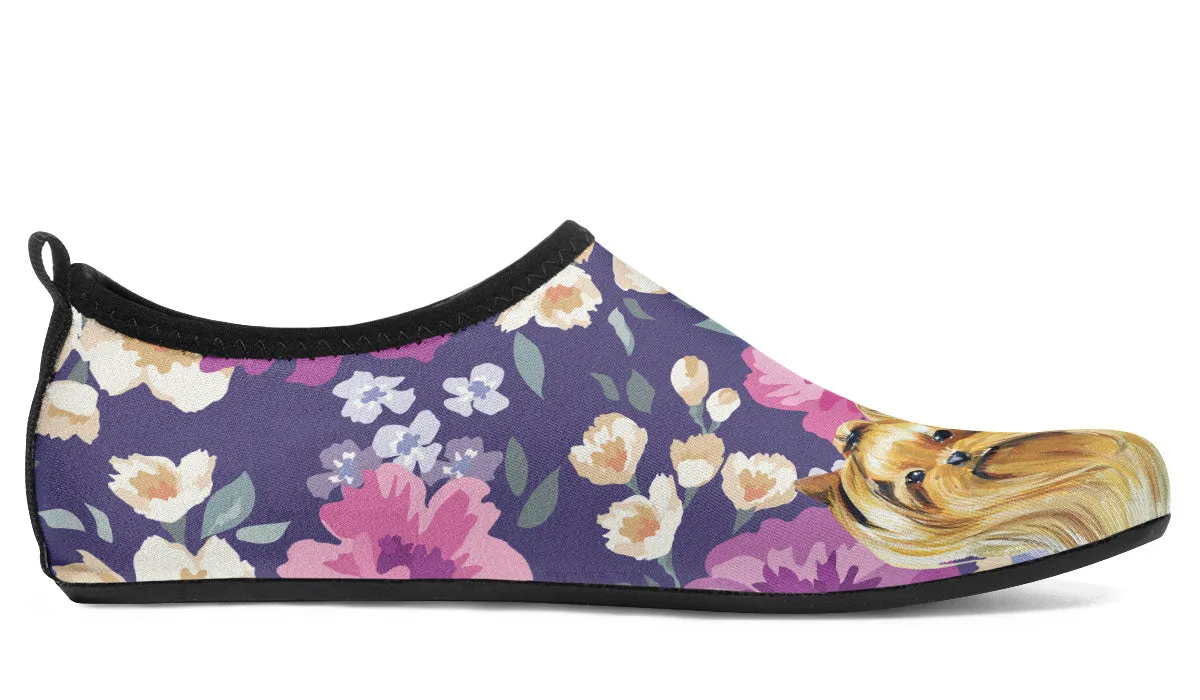 Yorkshire Terrier Sweetheart Aqua Barefoot Shoes
